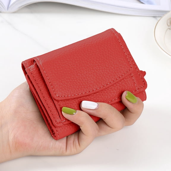 Kannior Women's Wallet, Rfid Wallet for Women Compact Purse with Snap Closure and Multiple Card Holder, Minimalist Coin Pocket Organizer