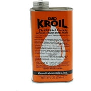 Kroil Original Penetrating Oil Drip-8oz Can-Single, Penetrant for Rusted Bolts, Metal, Hinges, Chains, Moving Parts, Rust, Inhibitor KL081