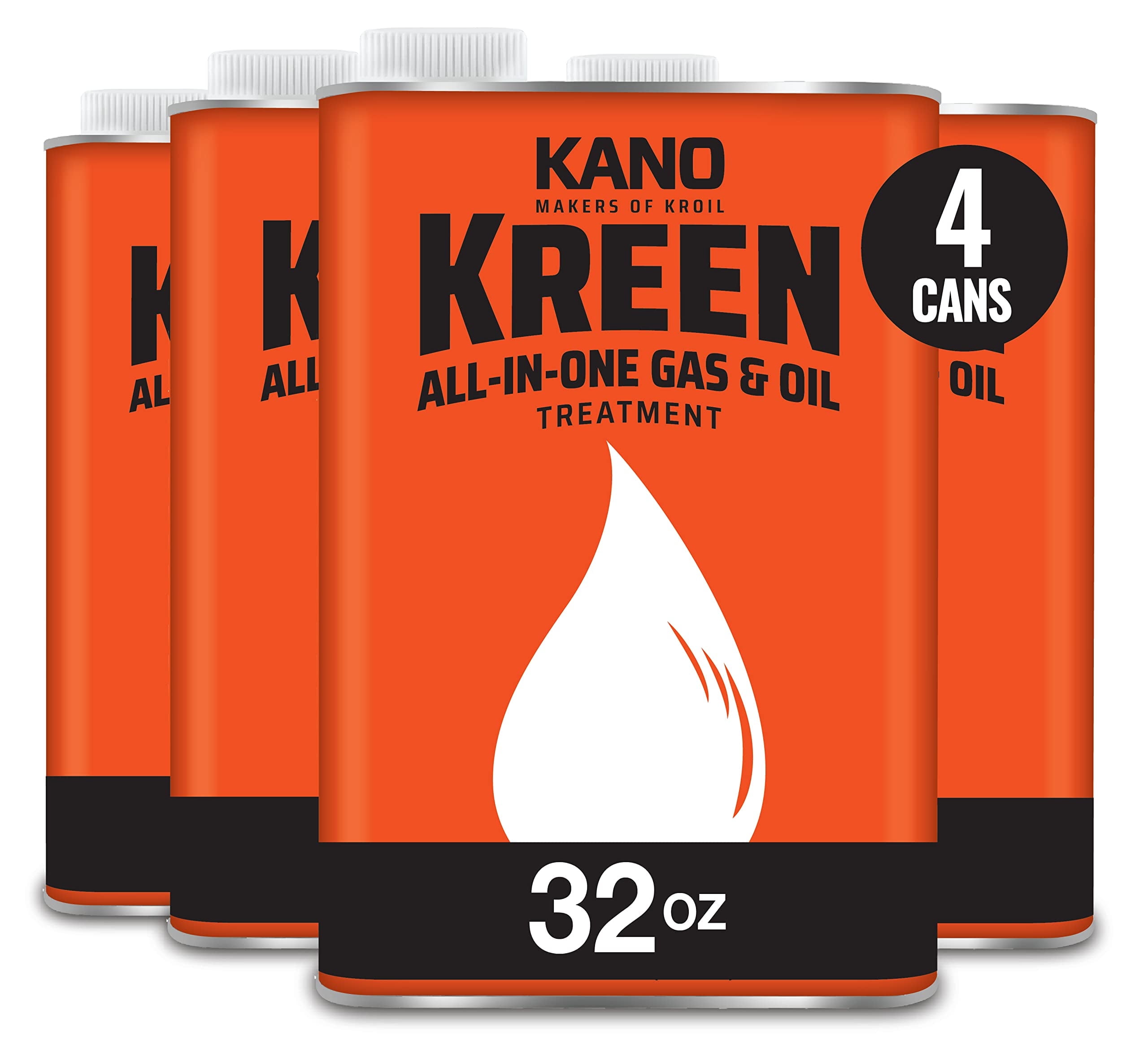 Kroil Gas And Oil Treatment Cleaner, Improves Compression, Reduces