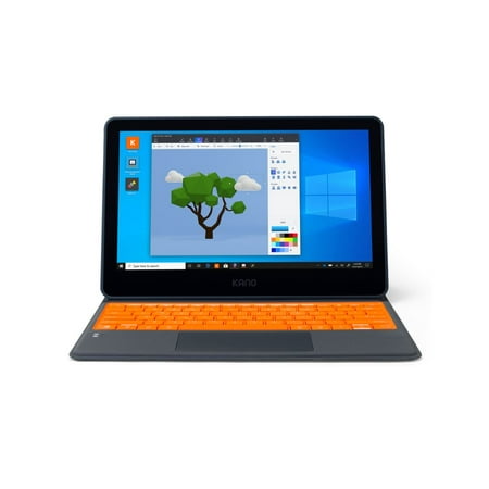 Kano PC - 11.6" Kids Touch-Screen Laptop & Tablet - 1.10 GhZ Processor - Windows 10 - 4GB Memory - 64GB Storage - Black