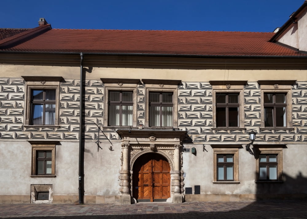 Kanonicza Street and the Archdiocese Museum Where Father Karol Wojtyla (Pope John Paul II) lived Krakow Poland Canvas Art - Panoramic Images (12 x 36)