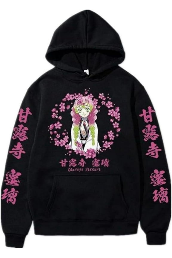 Kanroji Mitsuri Hoodie Printed Sweatshirt Unisex Spring Long Pullover