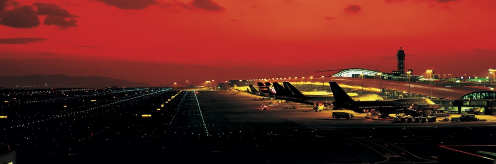 Kansai International Airport Osaka Japan Canvas Art - Panoramic Images (27 x 9)