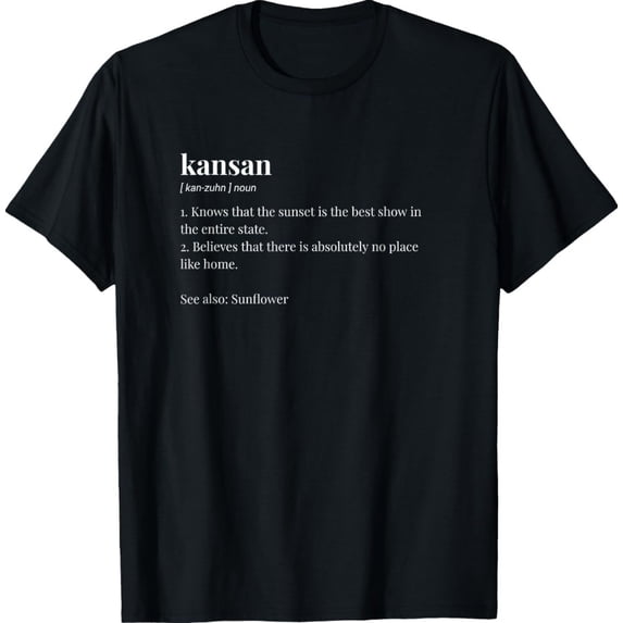 Kansan Dictionary USA Geography Funny T-Shirt - Walmart.com