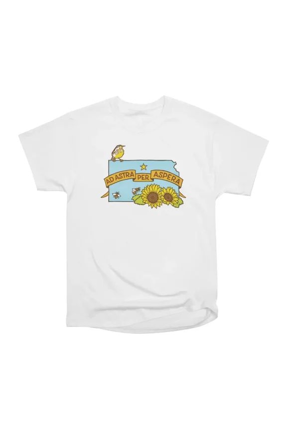 Kansas Ad Astra State T-Shirt Tee Gift For Him Merch For Her Apparel For Friend