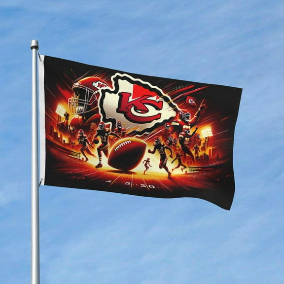 Kansas_City Brand New Outdoor Double Sided Flag 3x5ft, Football Team Custom Garden Flag Fan Game Flag Home Decor Flag Fan Gift