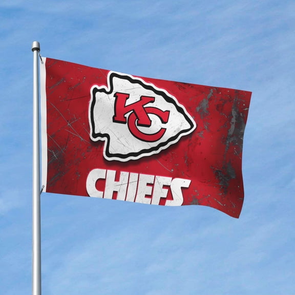 Kansas_City Brand New Outdoor Double Sided Flag 3x5ft, Football Team Custom Garden Flag Fan Game Flag Home Decor Flag Fan Gift