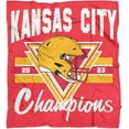 thumbnail image 1 of Kansas City Champions Football Throw Blanket,Ultra Soft Flannel Blankets,Warm Blankets for Football Fans Gifts,60" X 50", 1 of 5