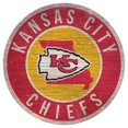 thumbnail image 1 of Kansas City Chiefs 12'' x 12'' State Circle Sign, 1 of 1