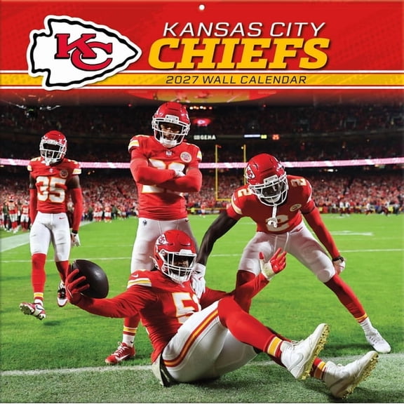 Kansas City Chiefs 2027 Wall Calendar, (Paperback)
