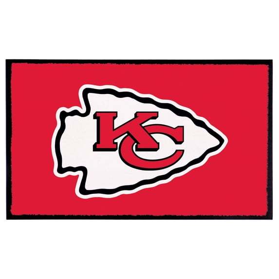 Kansas City Chiefs 3' x 5' Indoor/Outdoor Welcome Rug
