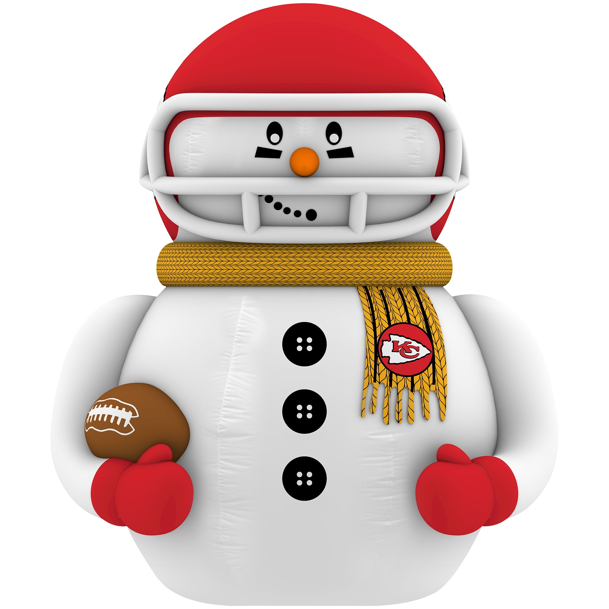 Kansas City Chiefs 7' Inflatable Snowman Player