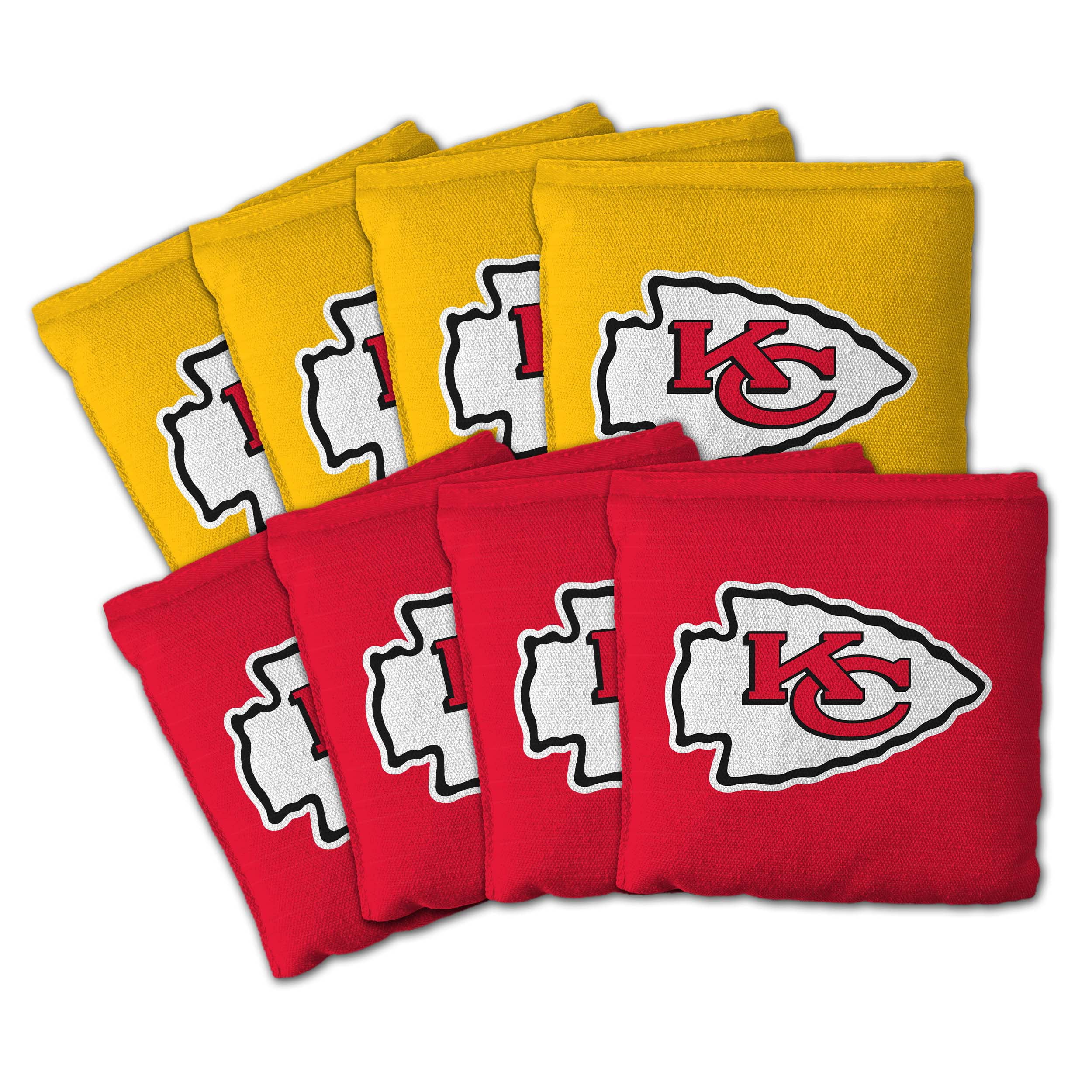 Kansas City Chiefs 8pk Licensed Cornhole Bags