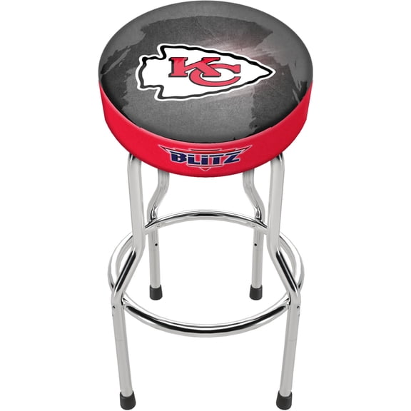 Kansas City Chiefs Adjustable NFL Blitz Team Pub Stool, Arcade1Up