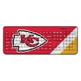 thumbnail image 1 of Kansas City Chiefs Diagonal Stripe Wireless Keyboard, 1 of 1