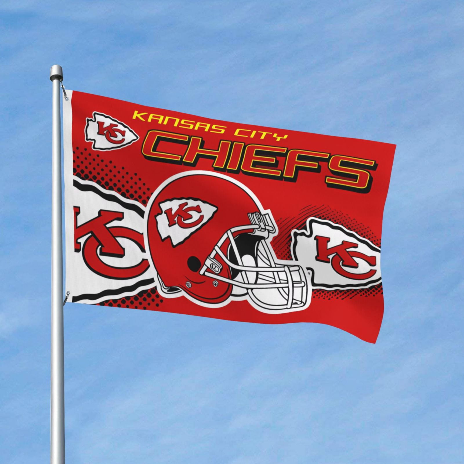Kansas City Chiefs Garden Flag Set - 13x18 Inch Double Sided Flag With Stand - View #8
