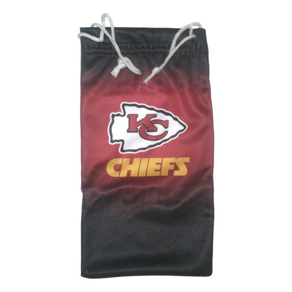 Kansas City Chiefs Drawstring Microfiber Glasses Pouch