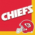 thumbnail image 1 of Kansas City Chiefs Football 13" Square Paper Luncheon Napkins, 16 CT, Yellow Red, 1 of 1