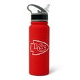 thumbnail image 1 of Kansas City Chiefs Logo 25-Ounce Stainless Steel Flip-Top NFL Water Bottle, 1 of 6