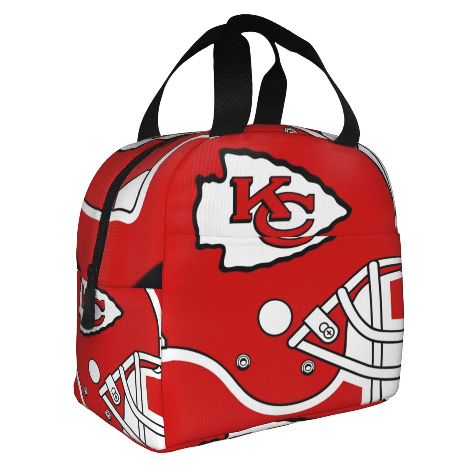 KansasCityChiefs Lunch Bag Insulated Lunch Box Reusable Cooler Lunch Tote Bag for Women Men