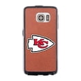 thumbnail image 1 of NFL Kansas City Chiefs Classic Football Pebble Grain Feel No Wordmark Samsung Galaxy S6 Case, Brown, 1 of 1