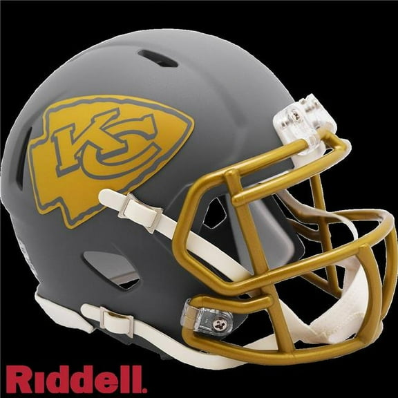 Chiefs Mini Helmet Speed Alternate Slate