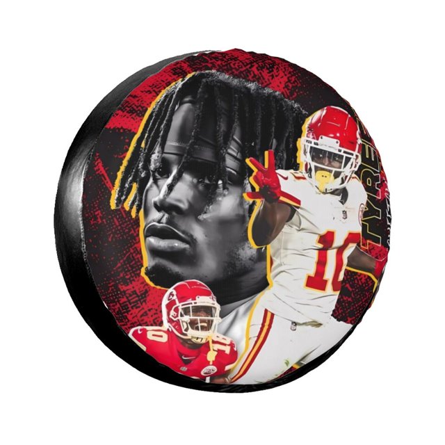 Kansas_City_Chiefs Spare Tire Cover Weatherproof Universal Wheel Protectors Camper Tire Covers