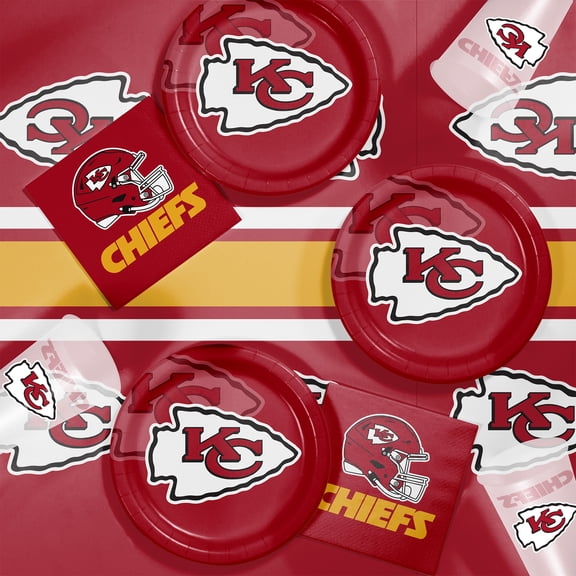 Kansas City Chiefs Tableware Kit, 65 ct