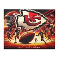 Kansas_City_Chiefs Wall Art Watercolor Wall Decor Canvas Decorated