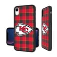 thumbnail image 1 of Kansas City Chiefs iPhone Plaid Design Bump Case, 1 of 5