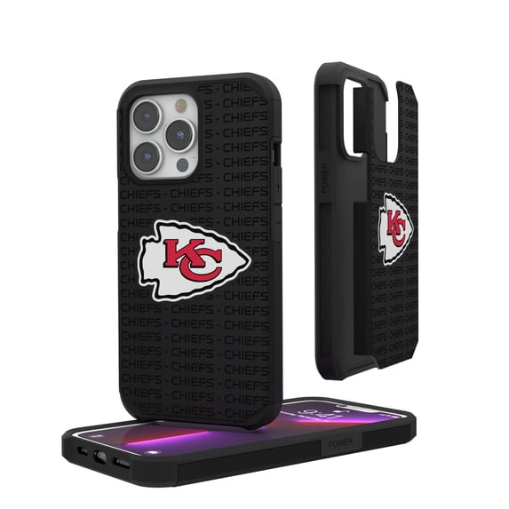 Kansas City Chiefs iPhone Rugged Case with Text Design