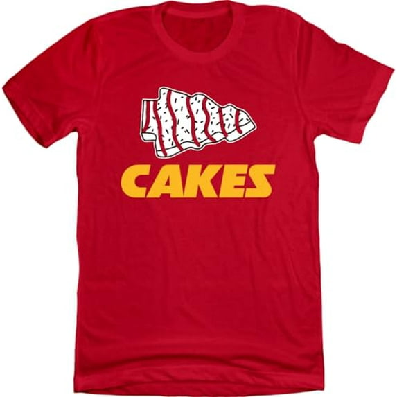 Kansas City Christmas Tree Cakes Tee Red Youth T-Shirt YXL