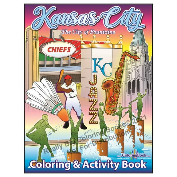 Kansas City Coloring and Activity Book (8.5"x11")