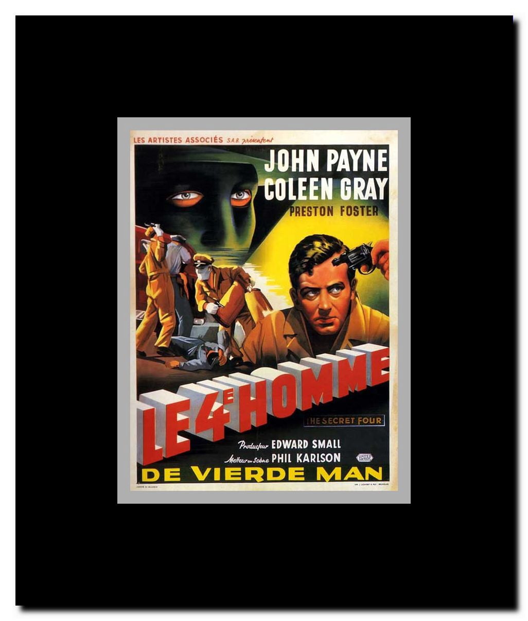 Kansas City Confidential Framed Movie Poster