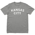 thumbnail image 1 of Kansas City Curved Logo Heavyweight Graphic Tee TShirt Gift, 1 of 3