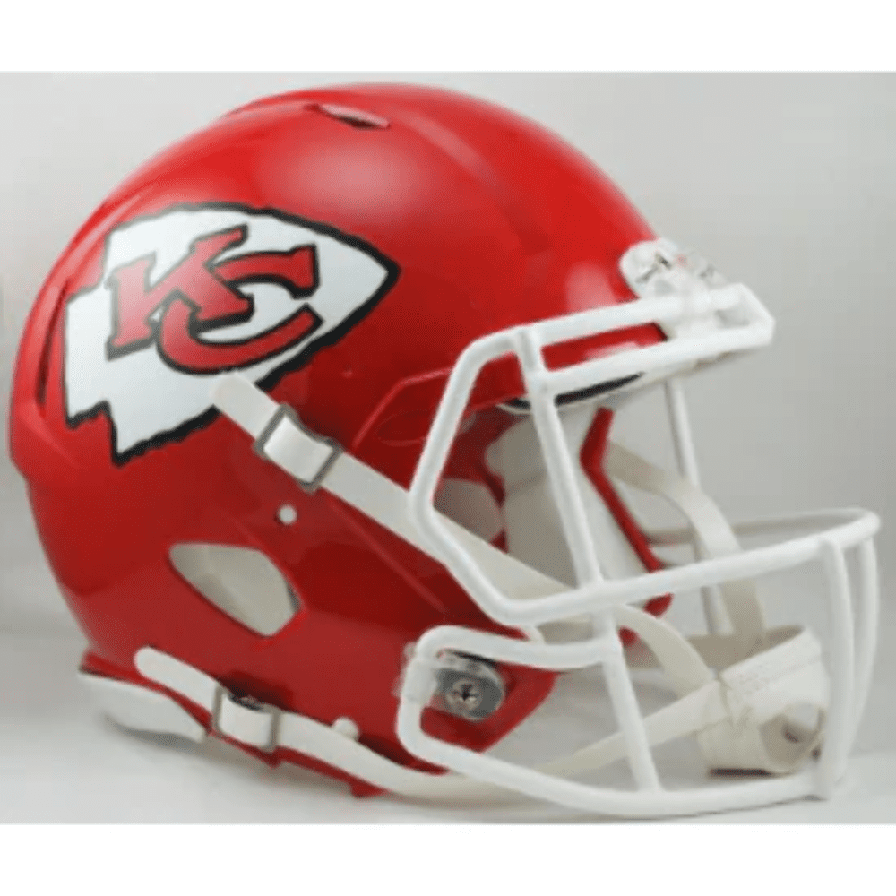Kansas City Full Size Chiefs Authentic Revolution Speed Football Helmet - NFL.