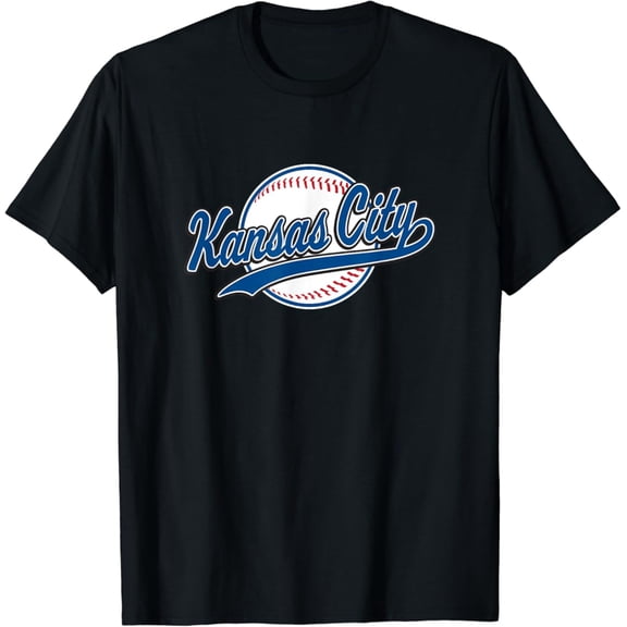 Kansas City KC Tee Vintage Baseball Throwback Retro Design T-Shirt
