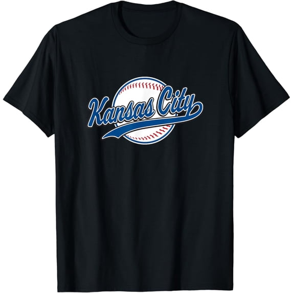 Kansas City Kc Tee Vintage Baseball Throwback Retro Design Unisex Men Women T-Shirt S-5XL Best Birthday Gifts