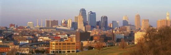 Kansas City MO Canvas Art - Panoramic Images (18 x 6)
