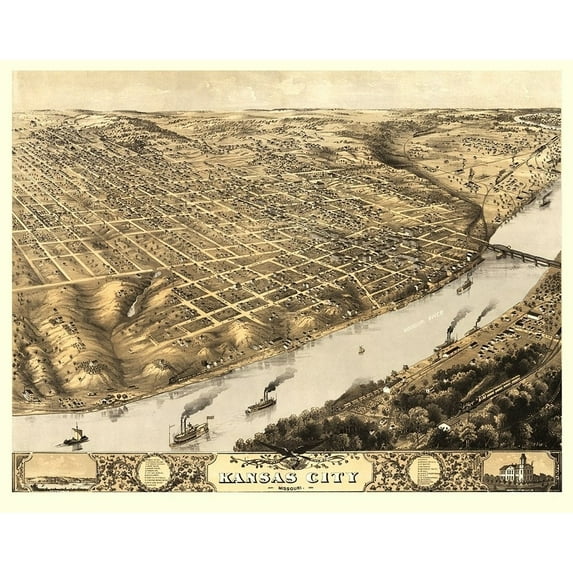 Kansas City Missouri - Ruger 1869 Poster Print by Ruger Ruger (24 x 18) # MOKA0001