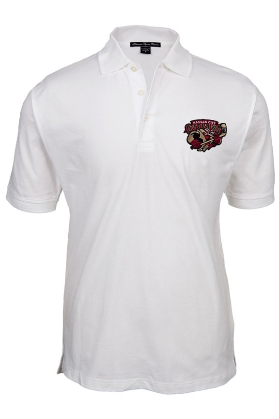 - Logo White Polo Shirt - X-Large