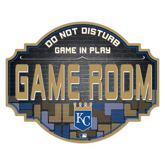 Kansas City Royals 12'' Game Room Tavern Sign