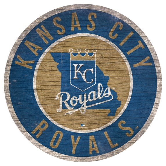 Kansas City Royals 12'' x 12'' State Circle Sign - No Size