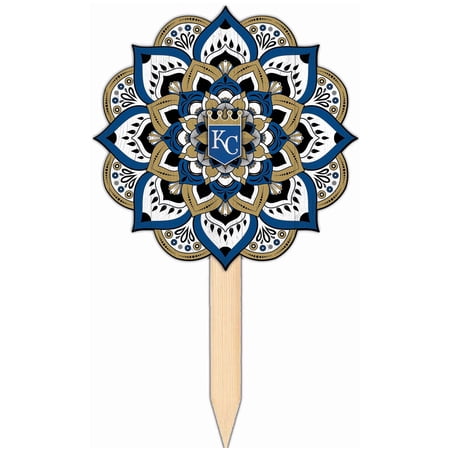 Kansas City Royals 18'' x 12'' Mandala Yard Stake
