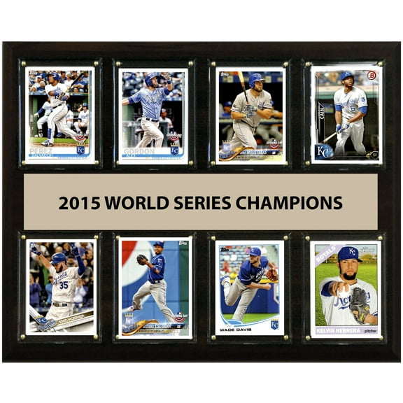 Kansas City Royals 2015 World Series Champions 12'' x 15'' Plaque