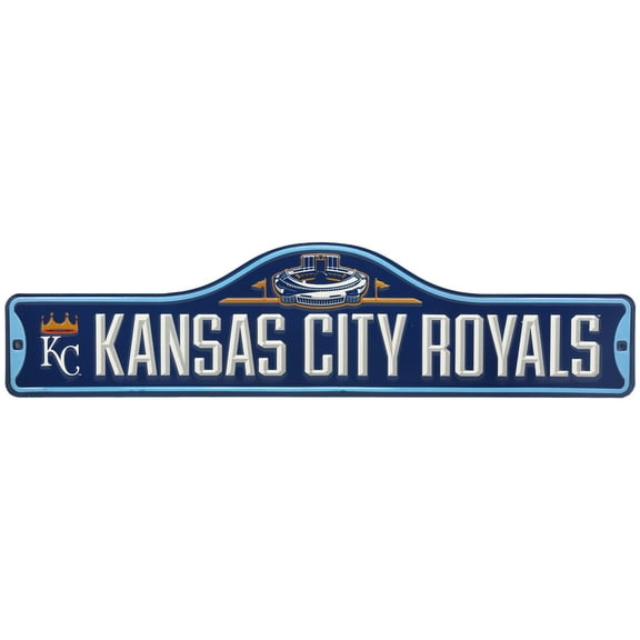 Kansas City Royals 5'' x 20'' Metal Street Sign