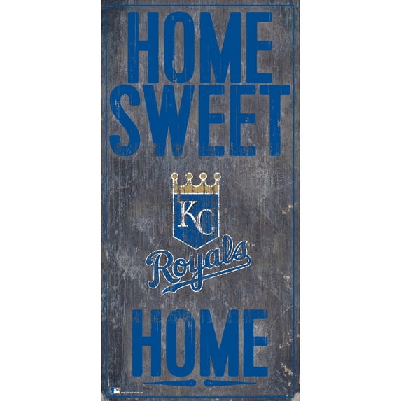 Kansas City Royals 6'' x 12'' Home Sweet Home Sign