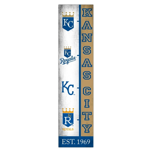 Kansas City Royals 6" x 24" Progression Wood Sign