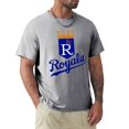KansasCityRoyals Baseball Sports TShirts Casual Short Sleeve