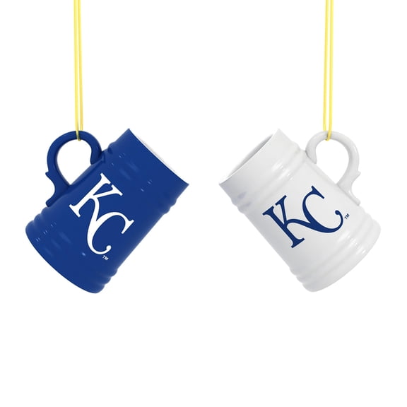 Kansas City Royals Two-Pack 3" Mini Stein Ornament Set